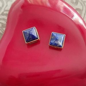 KEEP Collective gold and blue stone accent keys